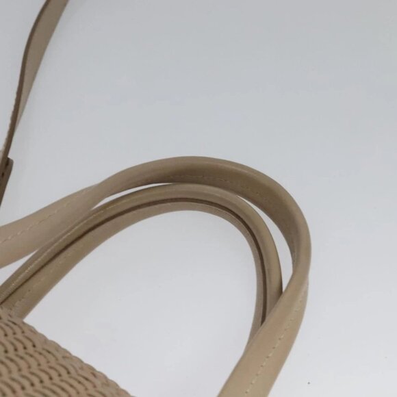 Salvatore Ferragamo Gancini Hand Bag Leather 2way Pink Gold Auth 137425 - Picture 10 of 16